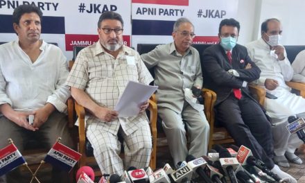 Fail to understand agenda of PAGD: Altaf Bukhari ;Says it has given up on its promises, commitments made to people of J&K