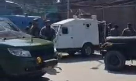 Three persons including a trooper sustain minor injuries in Sopore grenade attack