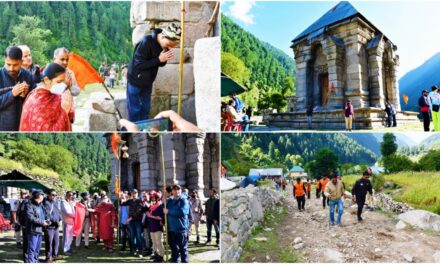 DC Ganderbal flags off annual Harmukh-Gangabal Yatra