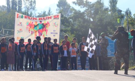 34 Assam Rifles Wussan organises “Run For Fun” at Kangan