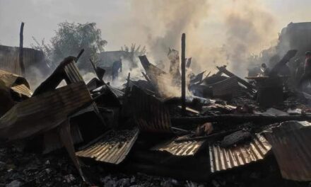 Four furniture shops gutted in massive blaze at Baba Demb Srinagar