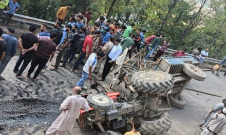 One Person Killed, Another Injured As Tractor Falls Into 40-ft Gorge In Ramban