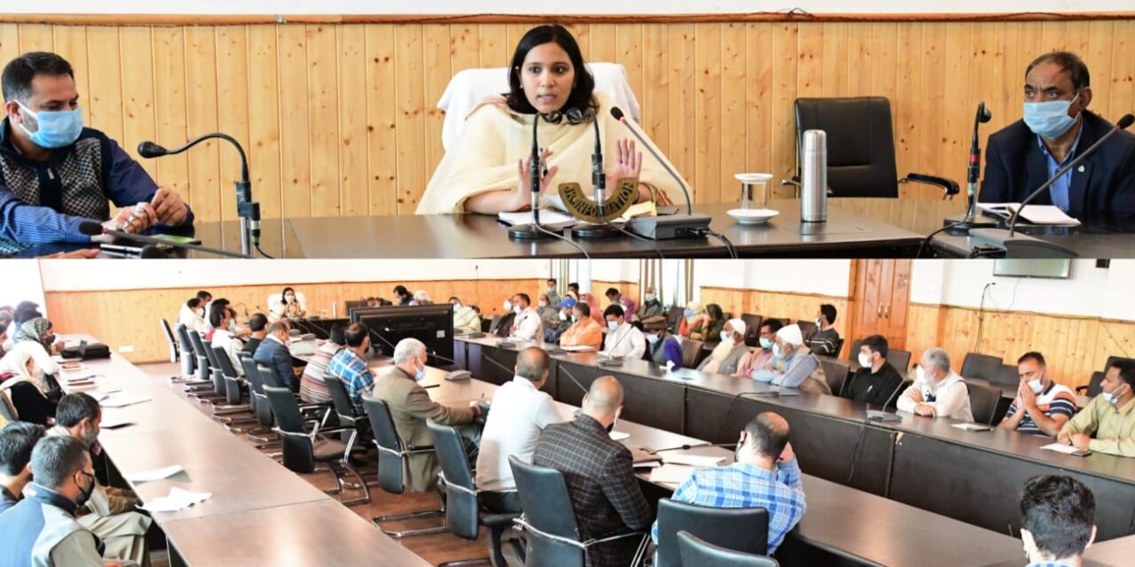 DC Ganderbal listens issues of PRIs of Block Lar