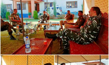 SSP Ganderbal Nikhil Borkar chairs officers meeting, Reviews security scenario