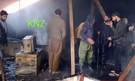 Residential house gutted in fire mishap in Ganderbal