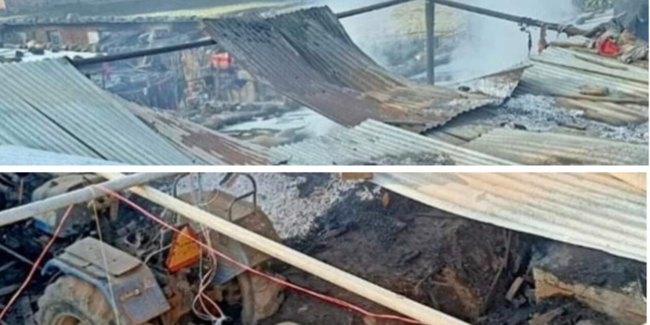 Saw mill damaged in Sunderbani blaze