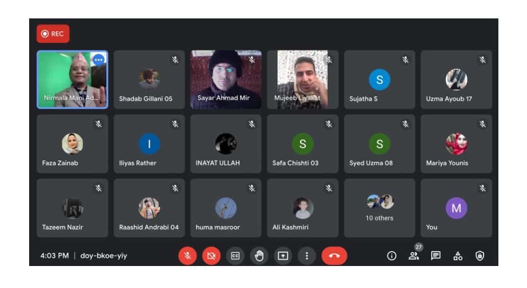 Communication Expert from Nepal delivers lecture at IUST