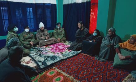 IGP reviewed security situation in Sopore, visits family of cop killed in Anantnag