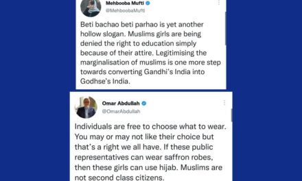 Mehbooba, Omar target K’taka college admin for denying entry to Muslim girls wearing hijab
