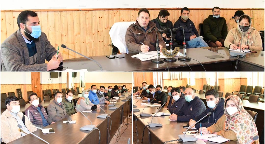 Progress of registration of beneficiaries under PM-JAY SEHAT reviewed at Ganderbal