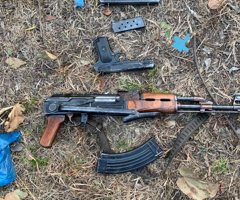 AK Rifle, 2 Pistol Recovered In Poonch