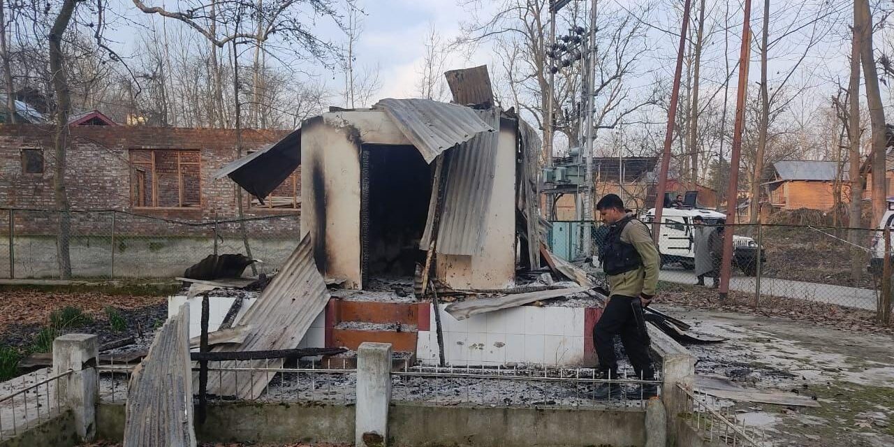 Temple gutted in fire incident in Shopian