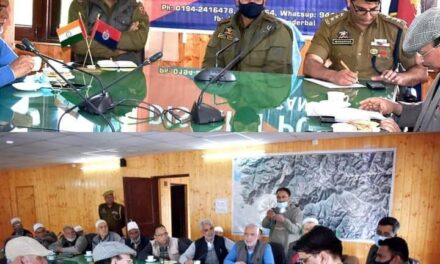 Ganderbal Police holds meeting with retired police officers in Ganderbal