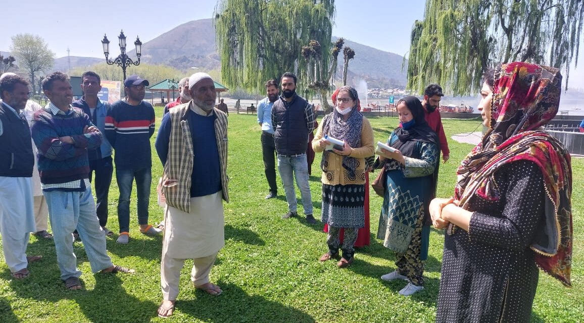 Legal Awareness on NALSA Scheme for unorganised workers held at Manasbal