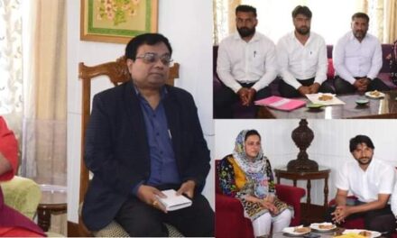 Joint delegation of Rehbar-e-Khel and Rehbar-e-Janglat calls on Lt Governor