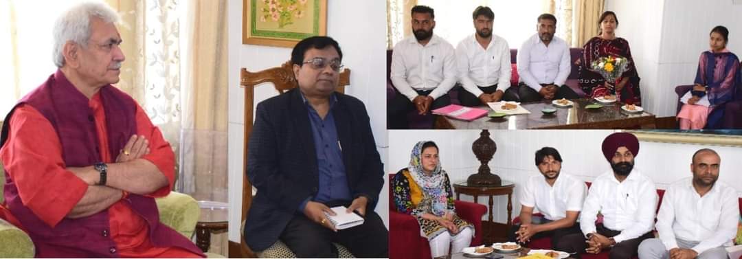 Joint delegation of Rehbar-e-Khel and Rehbar-e-Janglat calls on Lt Governor