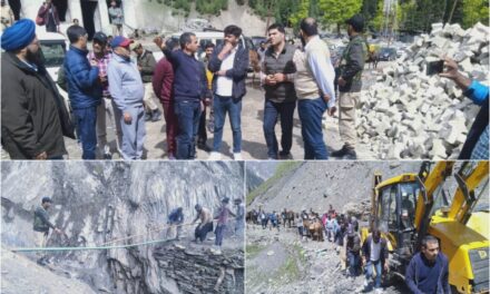 DC Ganderbal inspects preparations for Shri Amarnath Ji Yatra enroute to Holy Cave via Baltal