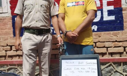 Ganderbal Police solves burglary case, accused arrested from tulmulla Ganderbal