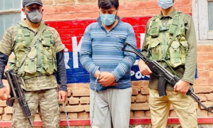 Drug Peddler arrested in Ganderbal Police