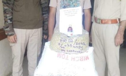 Budgam Police arrests drug peddler; Contraband Substance recovered