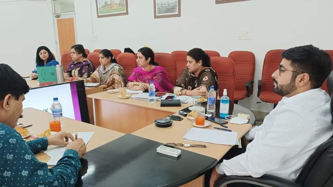 Director Information reviews functioning of Division office JAMMU;Asks officers to act as bridge between public & Government