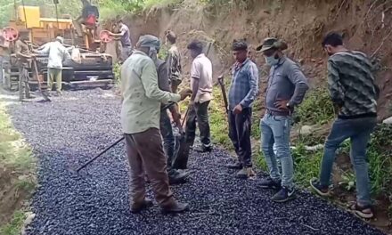 R&B Ganderbal starts black-topping of a Shajnag road