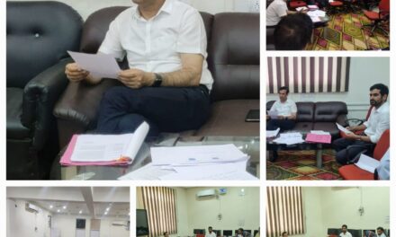 DPO Ganderbal reviews progress of Poshan Projects