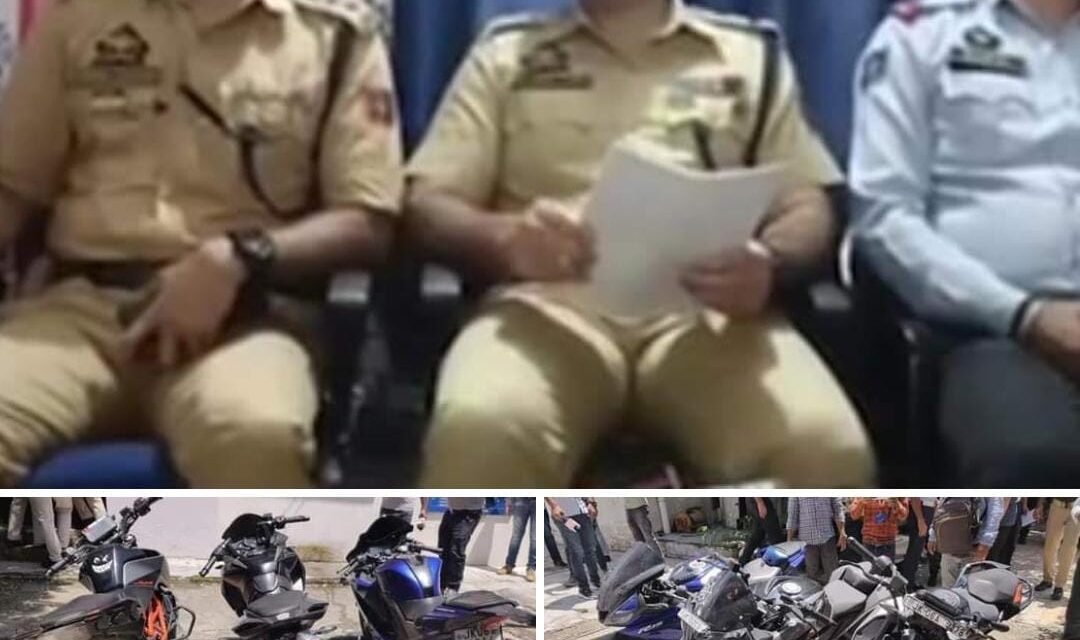 3 stunt bike riders arrested, bikes seized
