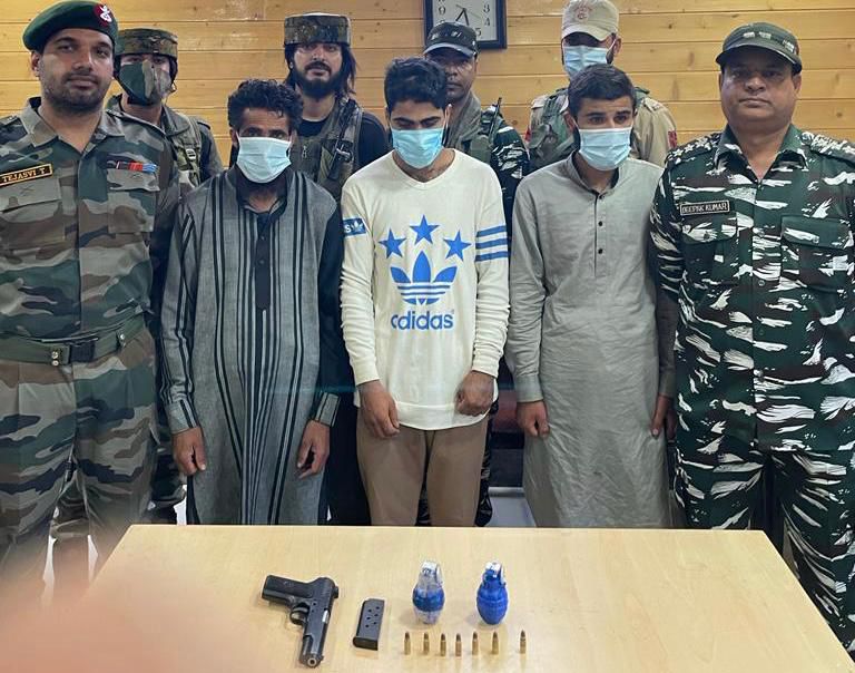 Three Uncategorised militants arrested in Handwara: Police