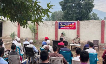 Ganderbal Police organised “Thana Diwas” at various Police stations