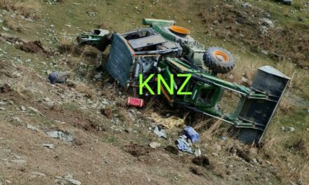 One dead,two injured in Sarbal Baltal road Accident