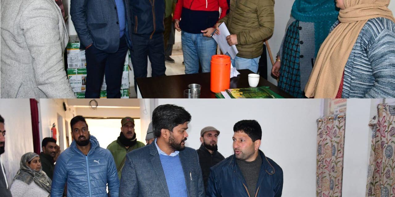 DC Gbl conducts Surprise Inspection of various Govt. Offices