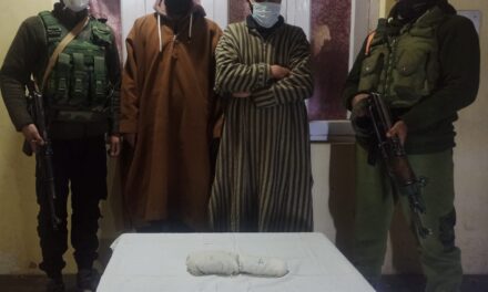 Police arrests 02 drug peddlers in Handwara, contraband substance recovered
