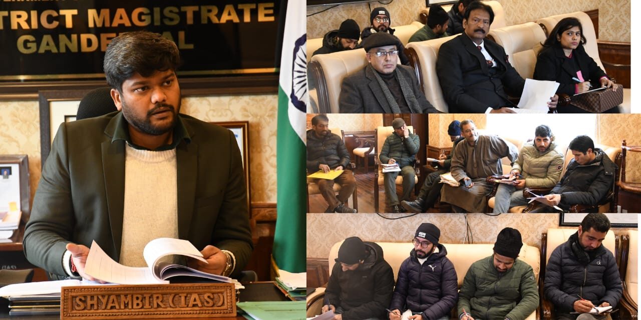 DC Ganderbal chairs DLEPC meeting