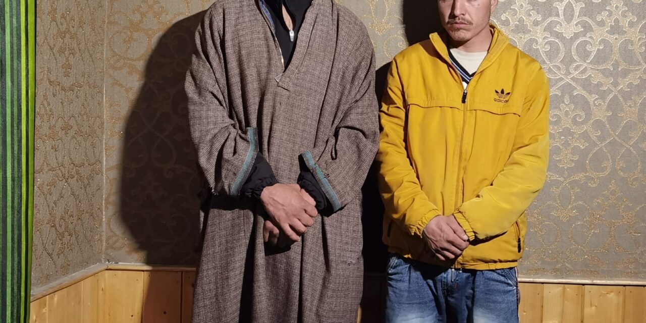 2 narcotics smugglers arrested along with Kg heroin in Kupwara