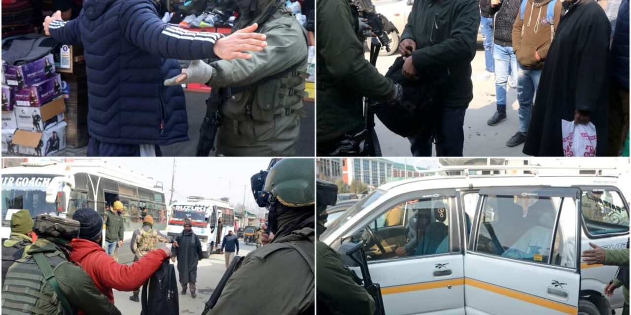 Tight Security In Kashmir Ahead Of Republic Day