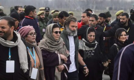 Bharat Jodo Yatra resumes from Awantipora day after alleged security lapse