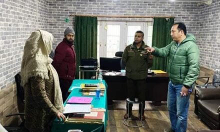 SSP Baramulla visited Police Drug de-addiction centre Baramulla and took stock of functioning