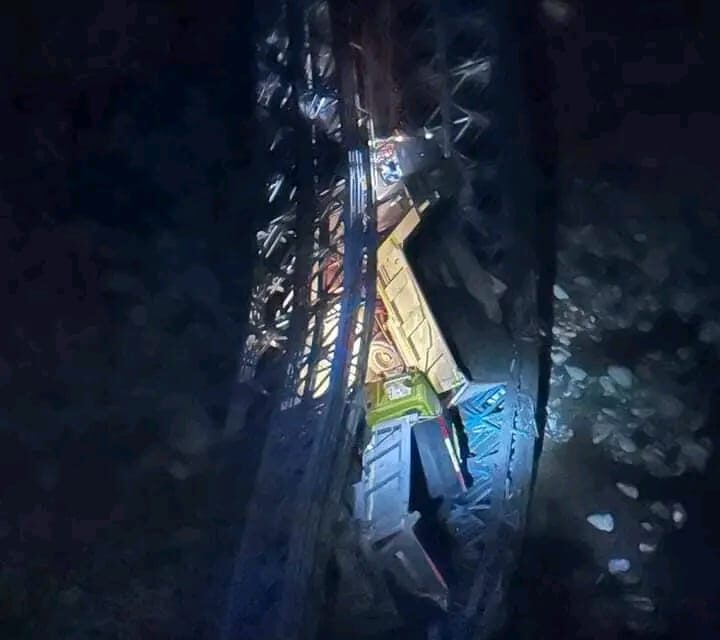 Bridge In Reasi Collapses, 2 Injured As 2 Vehicles Fall Into Rivulet