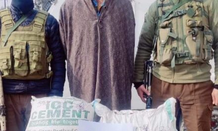 Drug peddler arrested, Contraband substances recovered by Pulwama Police