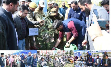DC Ganderbal launches mega plantation drive in district under Har Gaon Haryali