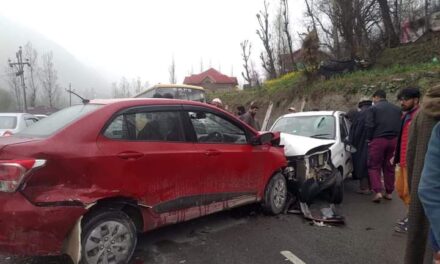 One dead, 3 injured in road accident at Banibagh Kangan