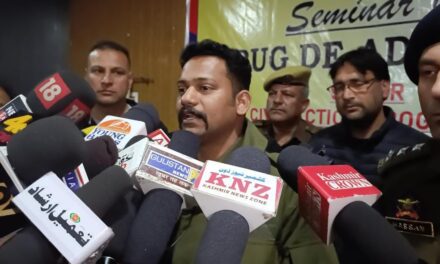 50 drug peddlers arrested,38 FIRs registered in Ganderbal during last year:SSP Ganderbal Nikhil Borkar