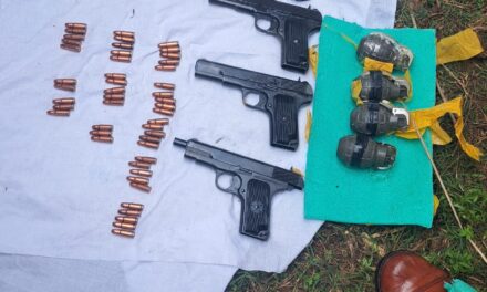 ‘Drone-Dropped’ Packet With 3 Pistols, 4 Grenades Recovered In Samba