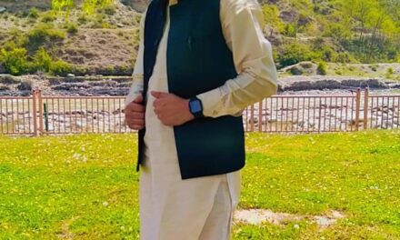 DDC Kangan-C Mudasir Majeed greets people on Shab-e-Qadr