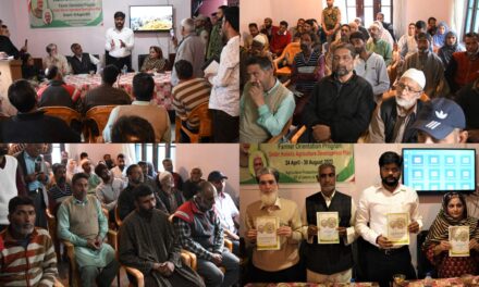 Kissan Sampark Abhiyan kick starts in Ganderbal;DC inaugurates 3-days training programme at Panchayat Halqa Theeru