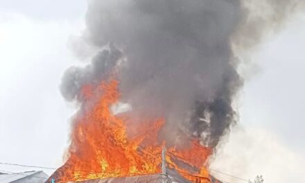 Update:7 Shops, Residential House Gutted in Massive Fire Mishap in Handwara village