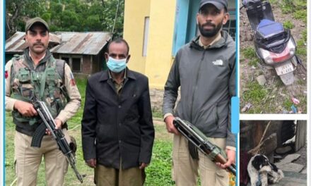 Man arrested for tieing dog to scooty, drags it on the road in Srinagar