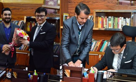 Minga Sherpa assumes charge as Director Information