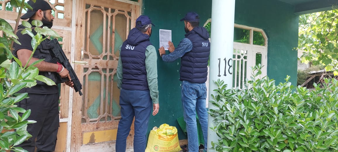 SIU Kulgam executed proclamations against 05 active militants